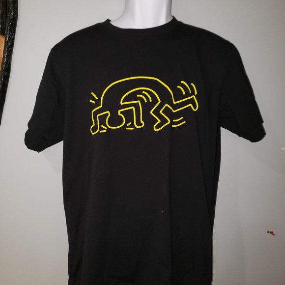 Keith Haring Uniqlo Yellow Person Tee - Picture 1 of 5